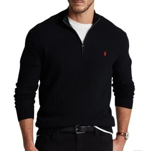 NWT Polo Ralph Lauren Pima Cotton Quarter-Zip Sweater Size XXL